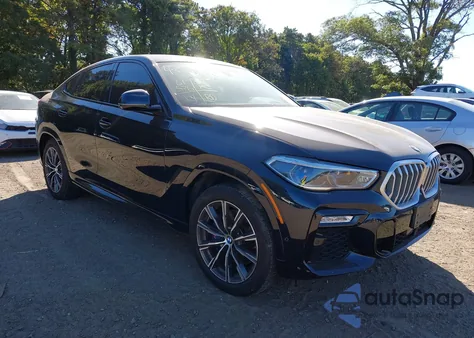 2021 BMW X6 xDrive40I z USA, uszkodzony, nr VIN 5UXCY6C0XM9G02539